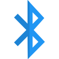 Bluetooth a wireless technology standard for exchanging data icon