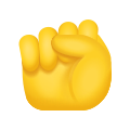 emoji de punho levantado icon