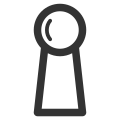 Keyhole icon