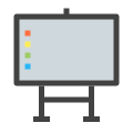Interaktives Whiteboard icon
