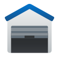 Garage Door Part Open icon