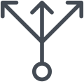 Branching Arrows icon