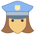 Policier Femme icon