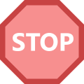 Panneau stop icon