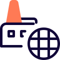 Automation mill plant with global reach site icon