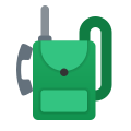 Radio mochila militar icon