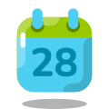 Календарь 28 icon