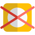 Do not tumble dry clothes symbol layout icon