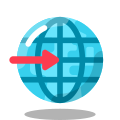 Globe tournant icon