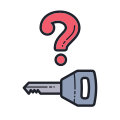 Key Not in Vehicle icon