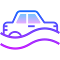 Hochwasserauto icon