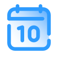 Kalender 10 icon