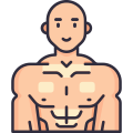 Male Body Goal icon