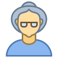 Person Old Female Skin Type 3 icon