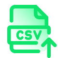 Importer CSV icon