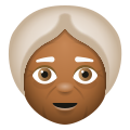 vecchia donna con carnagione medio-scura icon