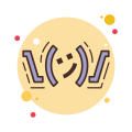 Achselzucken-Emoticon icon