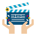 Clapperboard icon