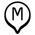 마커-m icon