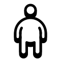 Hombre gordo icon