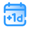 Plus 1 Tag icon