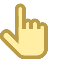 Dedo indicador e o polegar icon