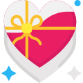 heart gift icon