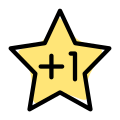 Single star rating for the below the average performance icon