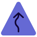 circulation-externe-dépassement-sur-un-panneau-triangulaire-sur-une-route-trafic-solid-tal-revivo icon