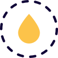 Blood type and other testing at lab icon