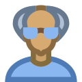 Person Old Male Skin Type 5 icon