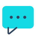 Burbuja de diálogo con puntos icon