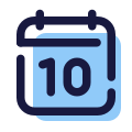 Calendrier 10 icon