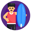 Surfer icon