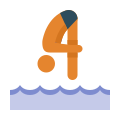 pele de mergulho tipo 3 icon