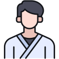 externer-karate-avatar-kmg-design-umriss-farbe-kmg-design-1 icon