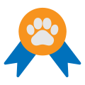 외부 수상-애완동물 상점-creatype-단색-colorcreatype icon