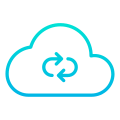 Cloud computing icon