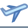 Flugzeug Abflug icon