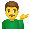 手を傾ける男性 icon