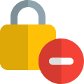 Remove digital access protocol security from the network icon