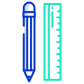 Pencil And Ruler icon