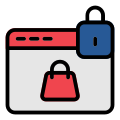 Secure Online Shopping icon