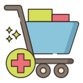 externo-adicionar-ao-carrinho-web-store-flaticons-lineal-color-flat-icons-2 icon