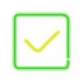 Ausgefüllte Checkbox icon