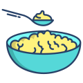 Plain Greek Yogurt And Cottage Cheese icon