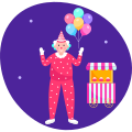 13-clown icon