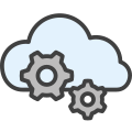 Cloud computing icon