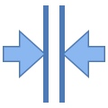 Fusionner verticalement icon