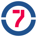 Circled 7 icon